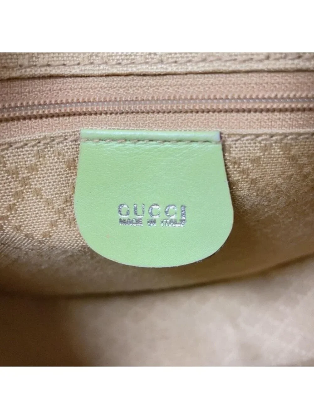 Gucci Color Vintage Horsebit Shoulder Bag Leather Green
